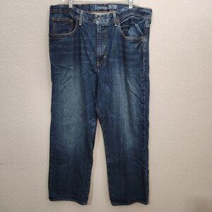 Cremeux Jeans Mens Size 38 X 30 Relaxed Fit Blue Denim